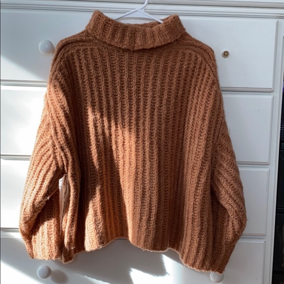 Free People Fluffy Fox Sweater in Pink - Picture 3 of 4